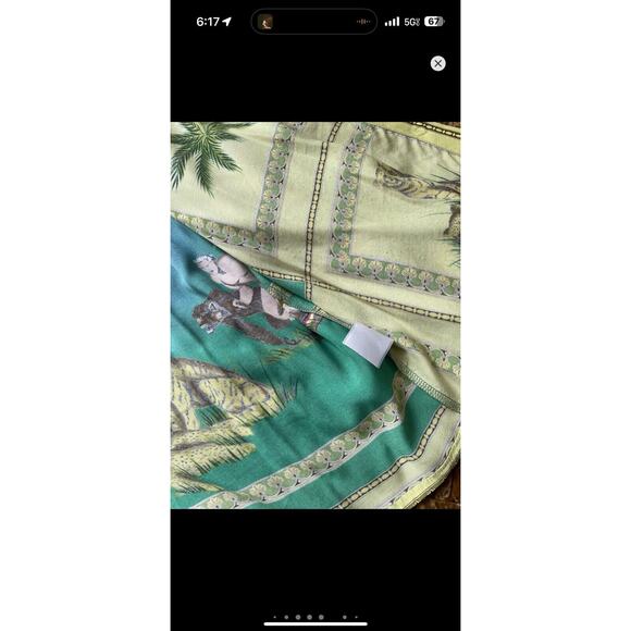 RARE Versace Tropical Jungle Print Tarzan - Picture 14 of 14